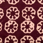 Batik fabric circles