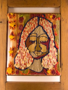 Tapestry of Nancy Smeltzer's face