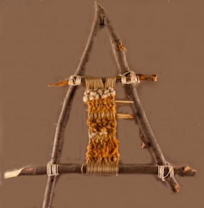 Weaving sample from a Smithsonian class