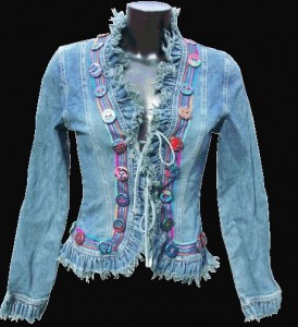 Jacket embellished with Buttons by McAnarak