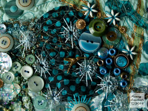 Creating stars in beaded art quilts